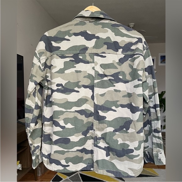 New with tag army print jeans jacket - Picture 7 of 8